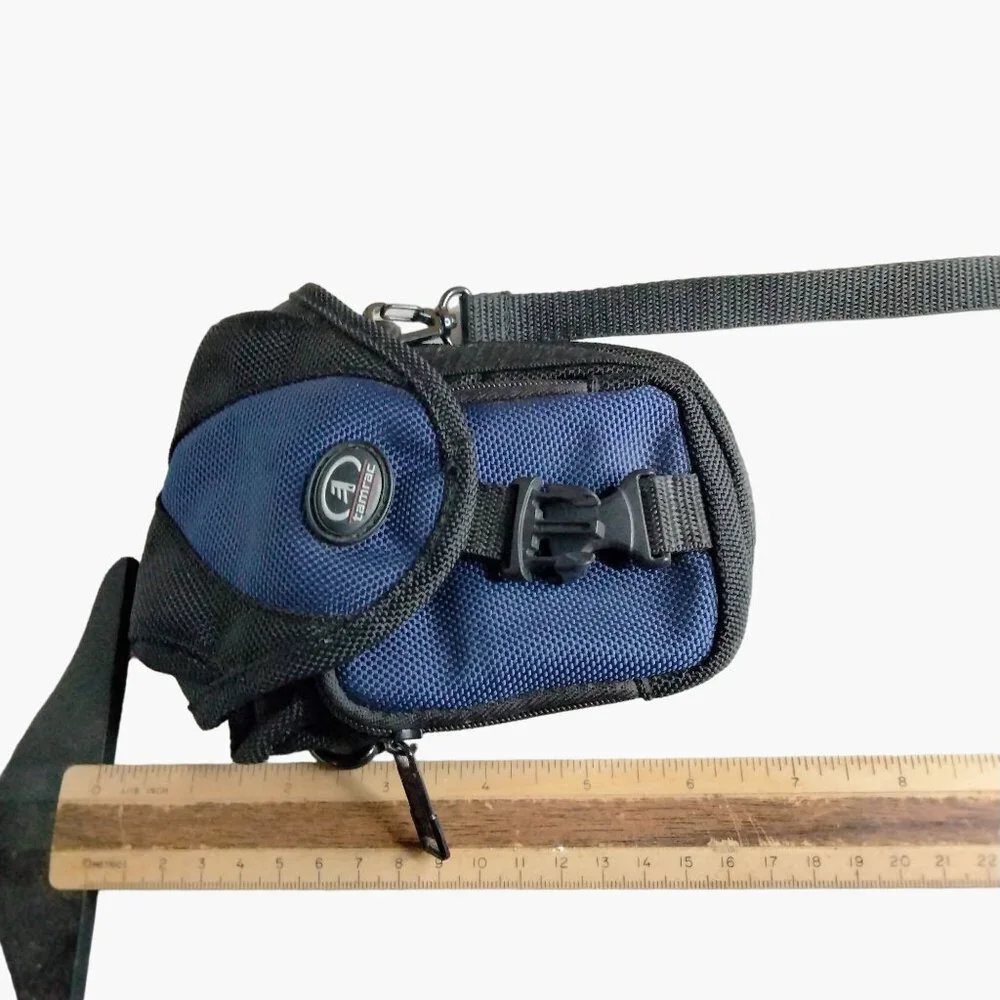 Tamrac Soft Camera Case Blue Black Adjustable Strap 5691